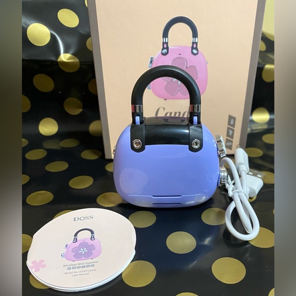 Doss Candy Mini Portable Bluetooth Speaker Mighty Sound Purple Brand New - Picture 5 of 11